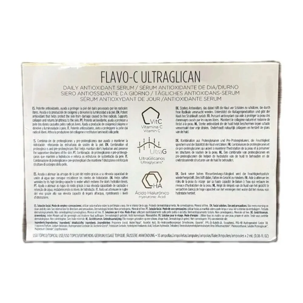 ISDIN Isdinceuticals Flavo C Ultraglican Daily Antioxidant Serum 10 Ampules
